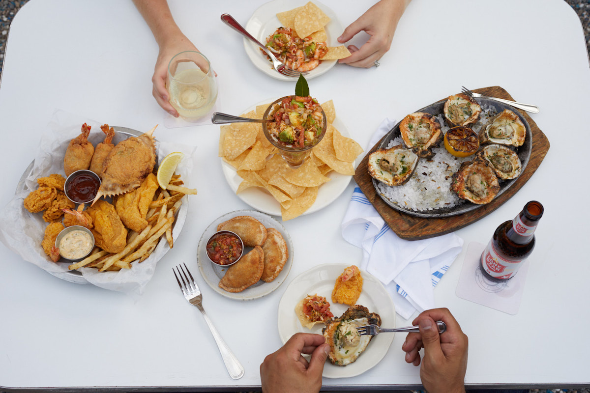 A worthy spread at Houston stalwart, Goode Co. Seafood. | Photo by Jody Horton