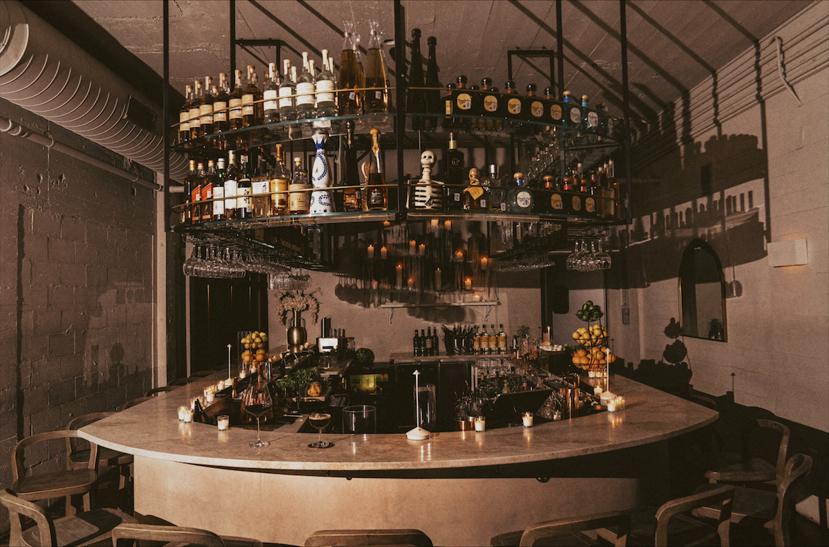 The horseshoe-shaped bar at Clarkwood. | Photo by Clarkwood