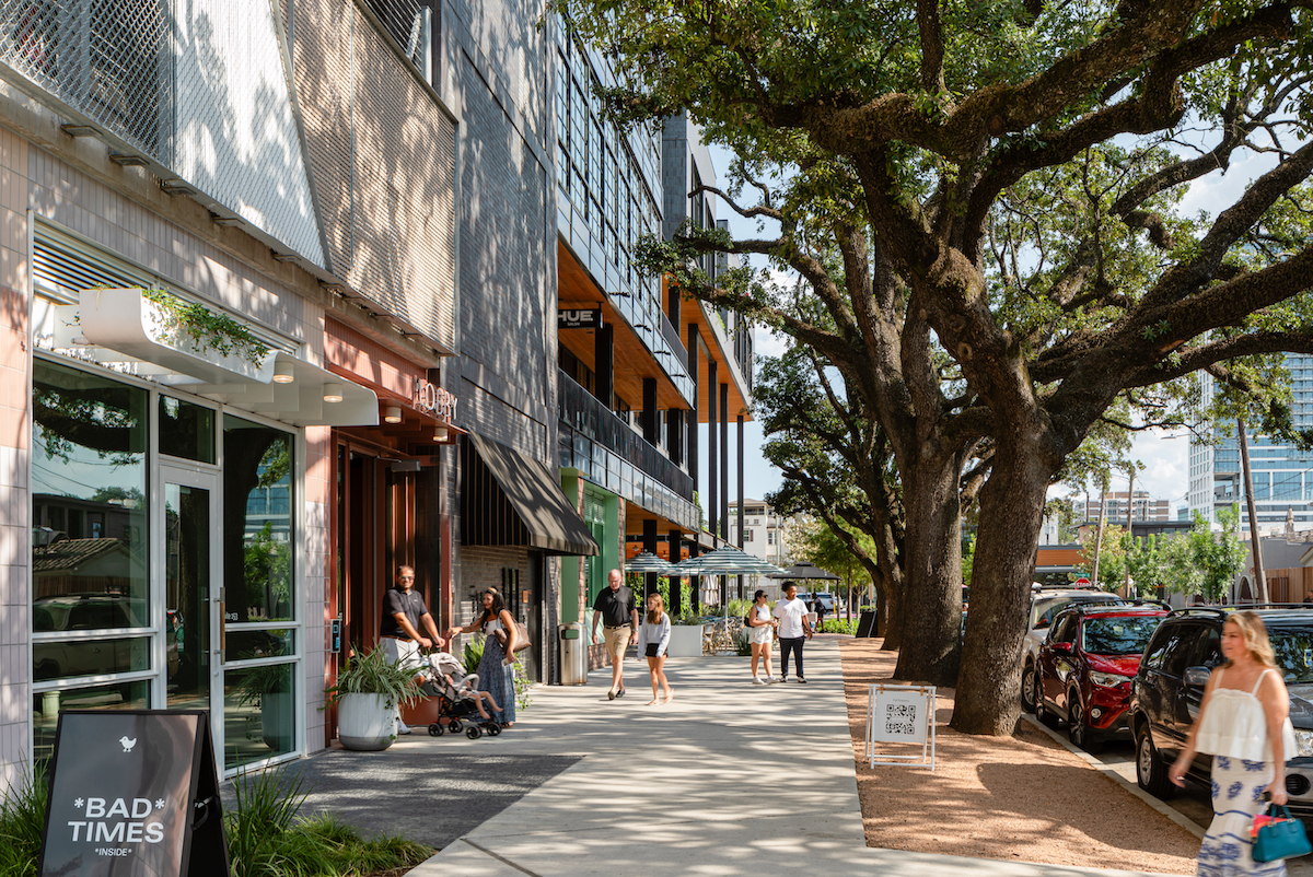 The walkable area surrounding the Montrose Collective. | Photo by Sean Fleming