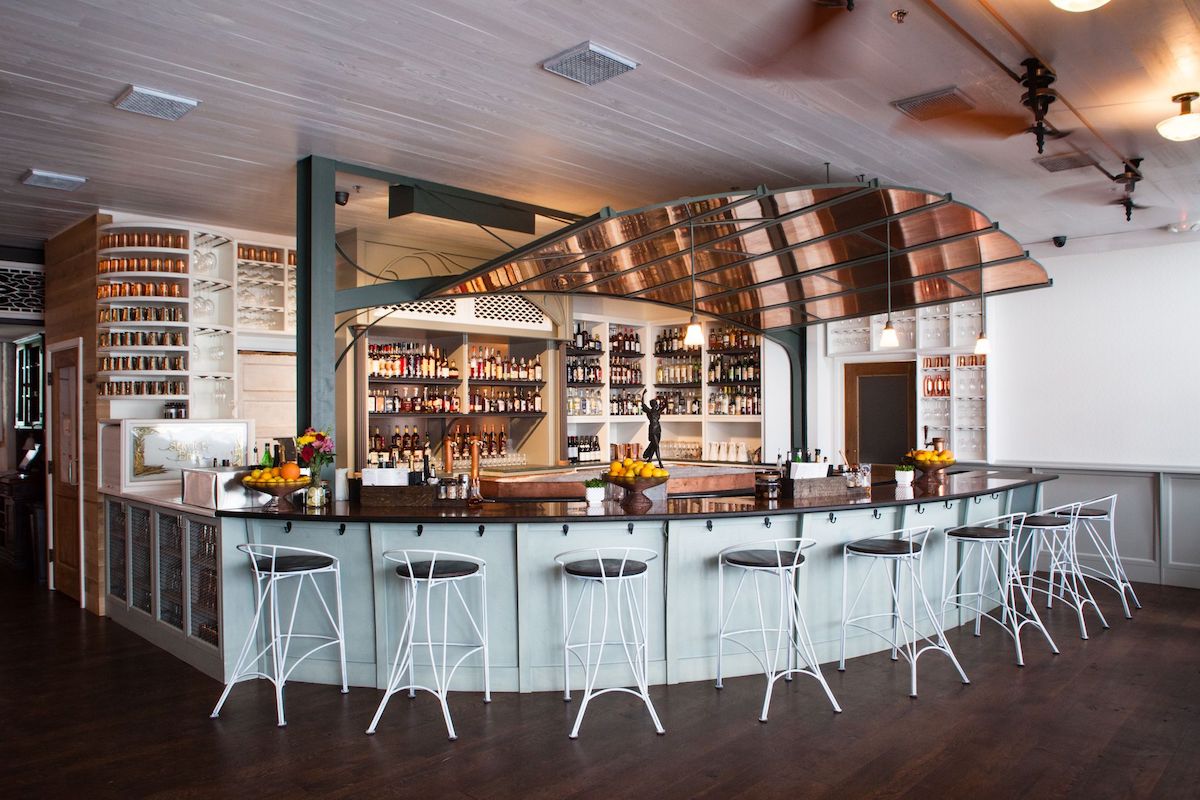 Bar seating at Julep. | Photo by Julie Soefer