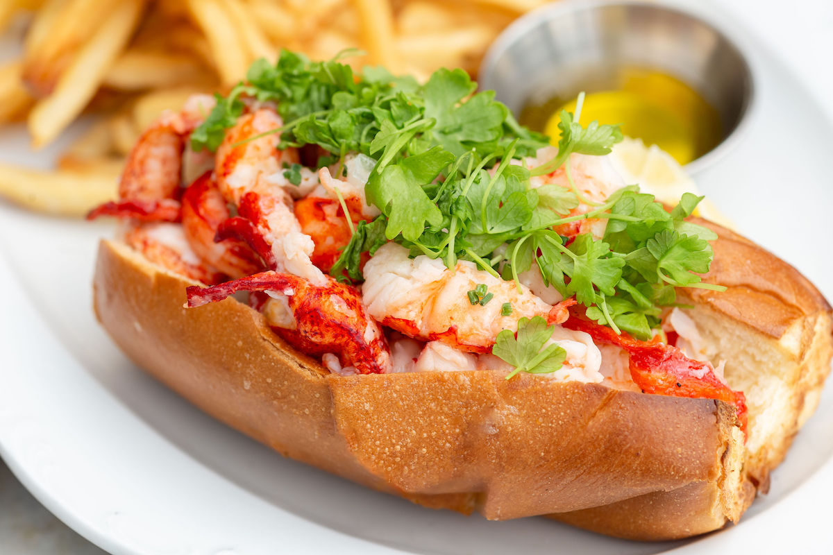 The Maine lobster roll at Loch Bar. | Photo by Atlas Restaurant Group