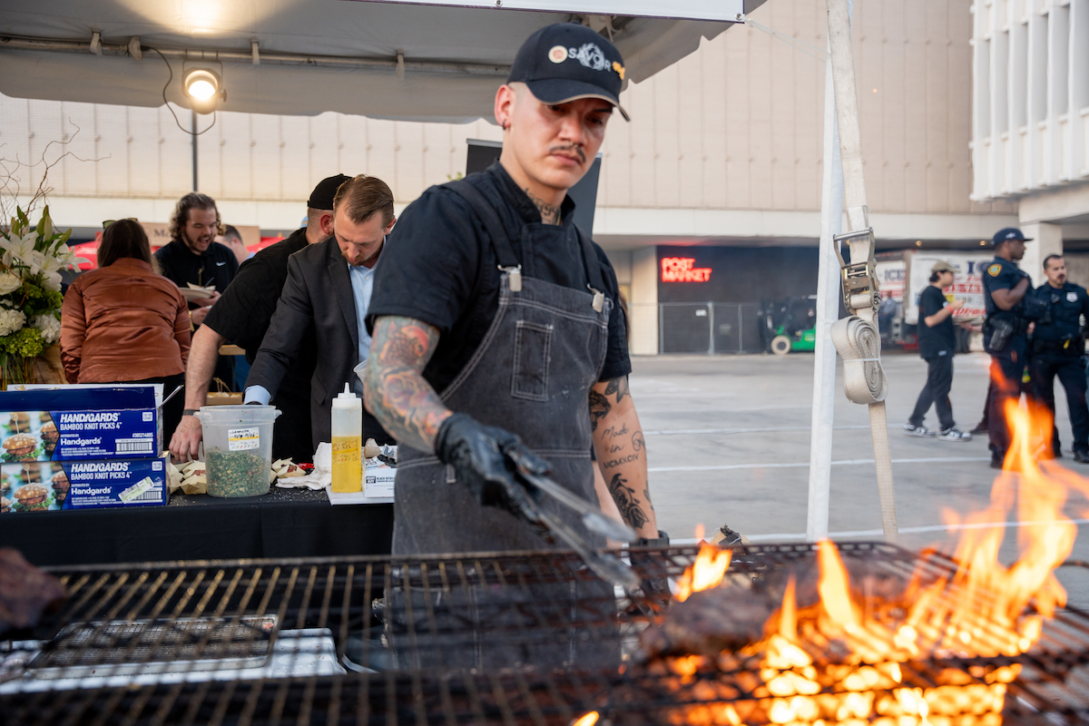 Guests will get an up close view as Houston's best chefs prepare  their steak dishes. | Photo by DiningOut Events