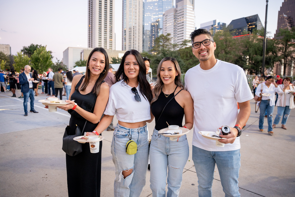 The sweeping Downtown skyline serves as the backdrop for Rare. | Photo by DiningOut Events