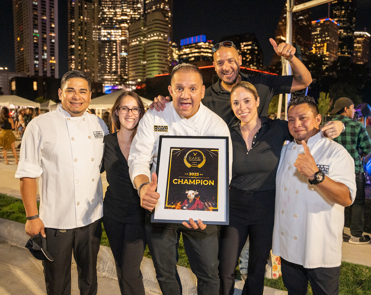 Houston's best chefs will turn up the heat as they compete for the 2024 Rare Steak Championship. | Photo by DiningOut Events