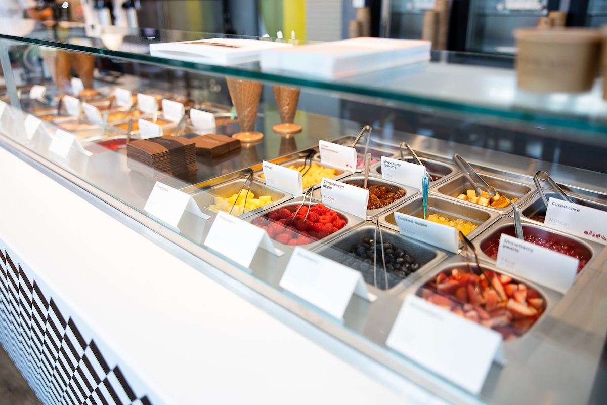 A selection of gelato toppings at Rocambolesc. | Photo by Rocambolesc