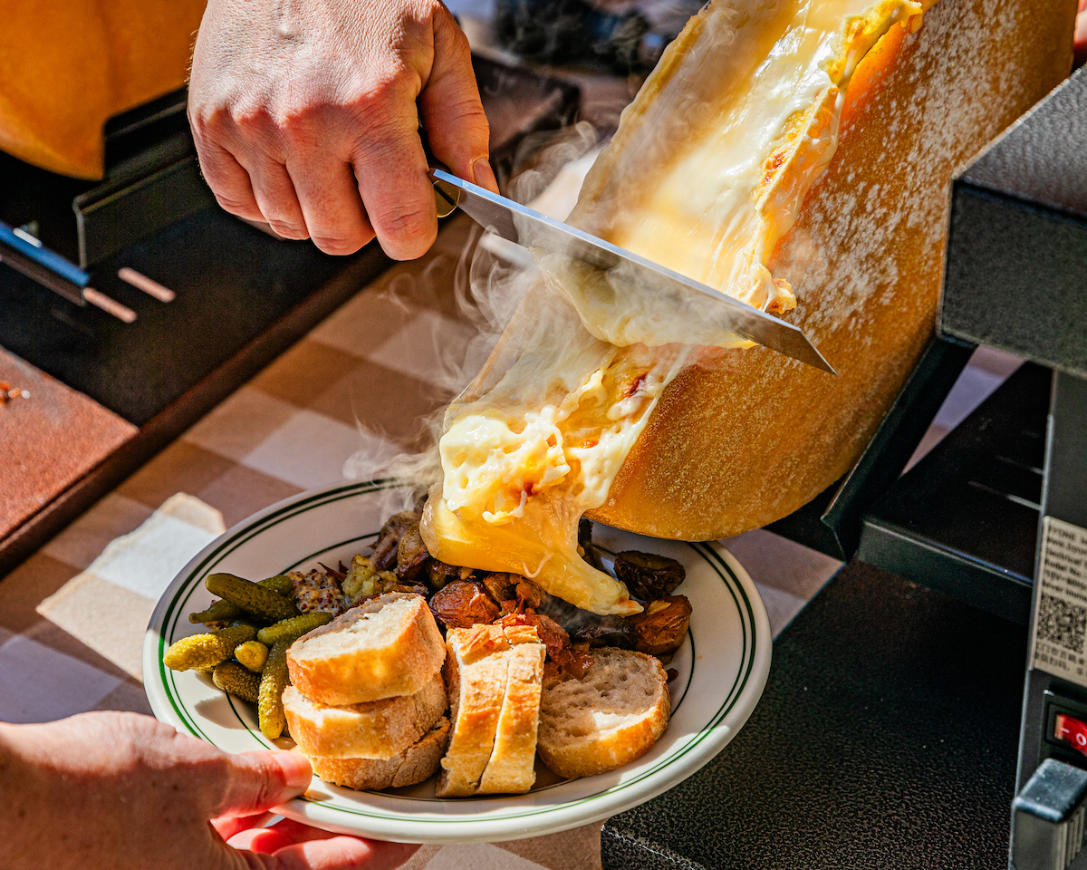 Raclette at Montrose Cheese & Wine. | Photo by Zach Horst