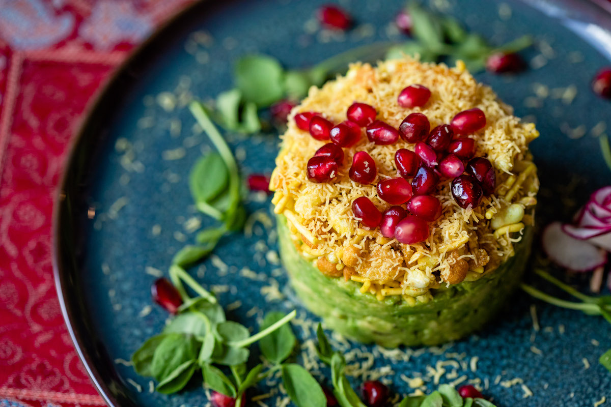 Delicious Avocado Bhel Served at Mahesh's Kitchen