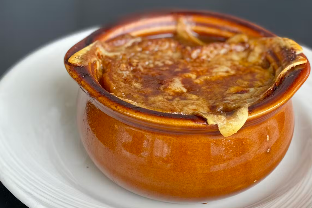 Traditional French onion soup near me Houston