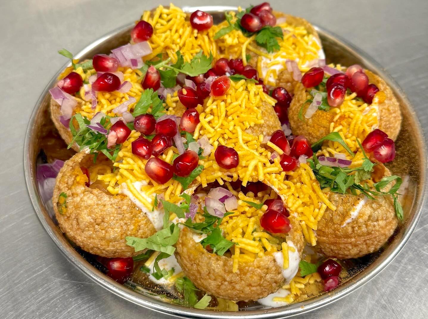 Dahi puri at Da Gama. | Photo by Da Gama