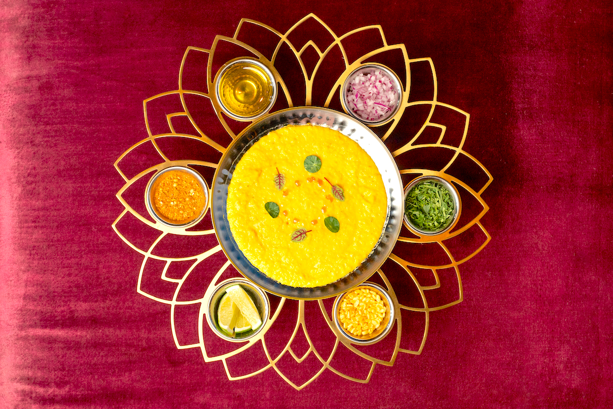 An eye-catching dish from Musaafer's exclusive chef's tasting menu. | Photo by Musaafer