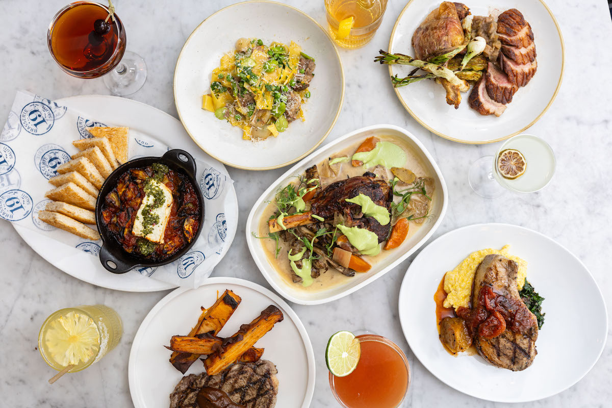A spread from Brasserie 19. | Photo by Andrew Hemingway