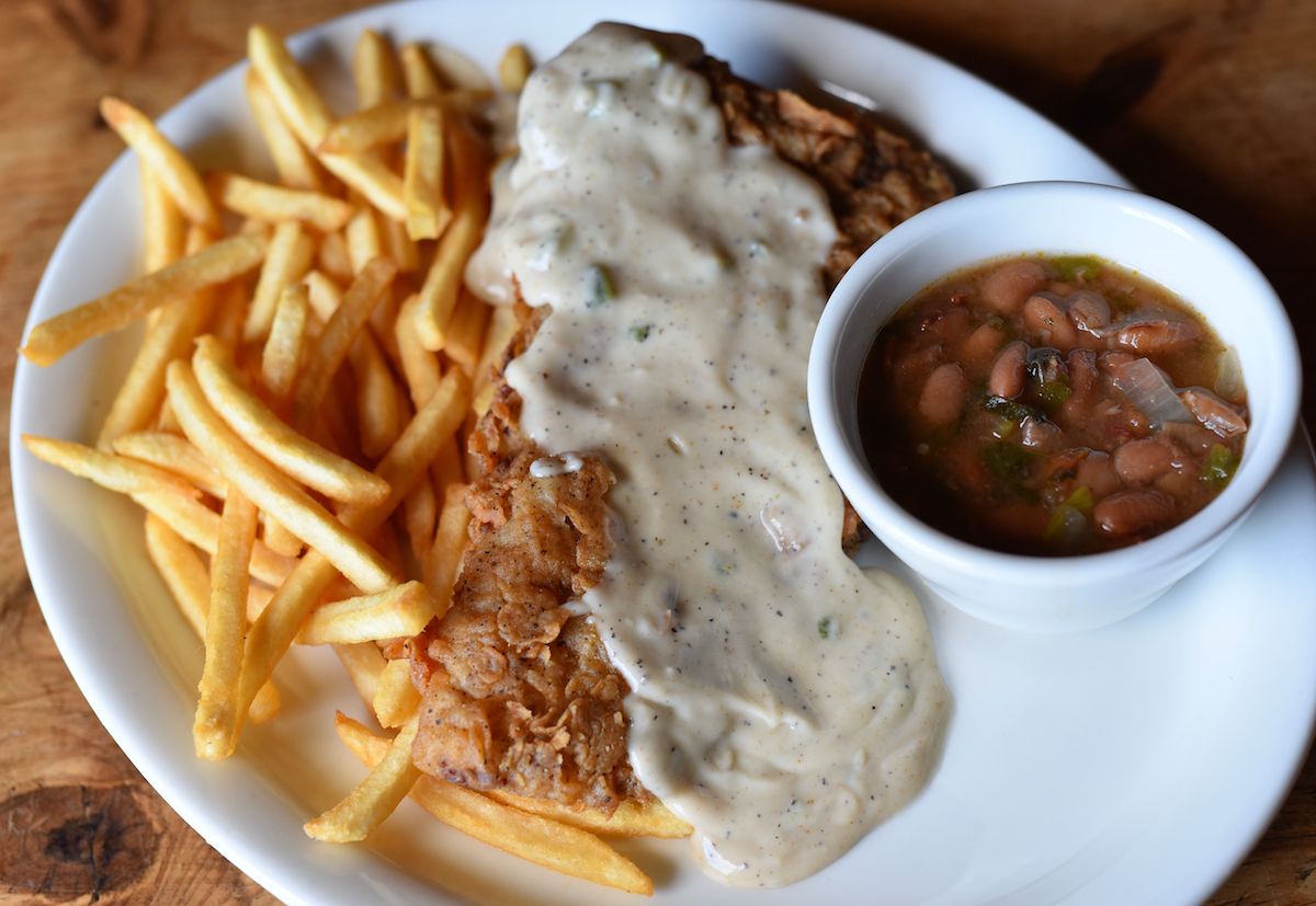 The jalapeno chicken fried steak at Molina's Cantina. | Photo by Kimberly Park