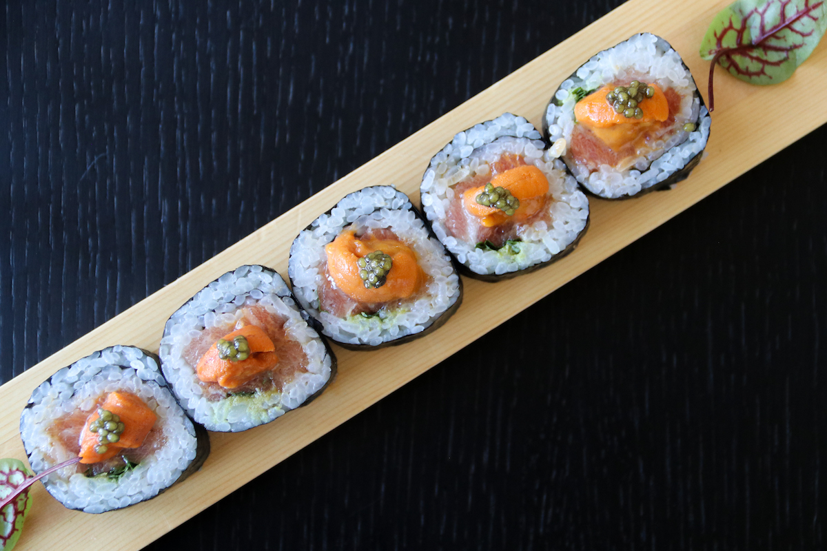 Southern Smoke Roll 2 - DiningOut Houston The Southern Smoke roll at Katami. | Photo by Katami