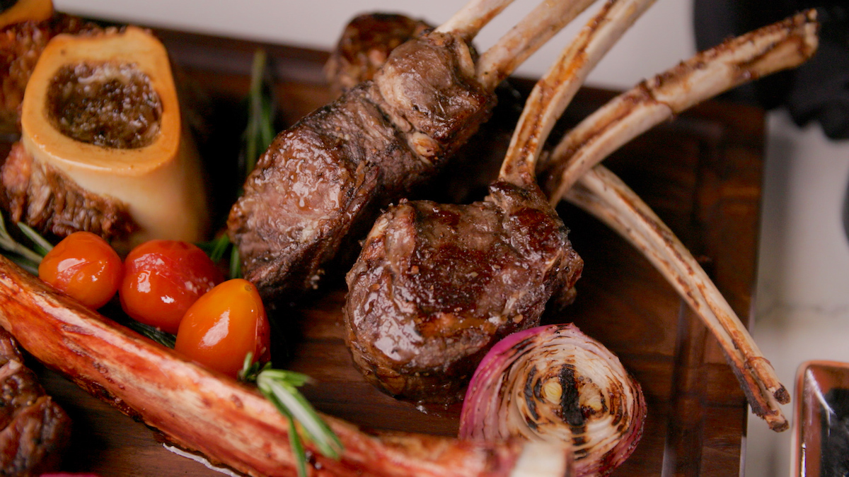 Lamb chops at Winsome Prime, formerly the Warwick. | Photo by Culinaire Collective