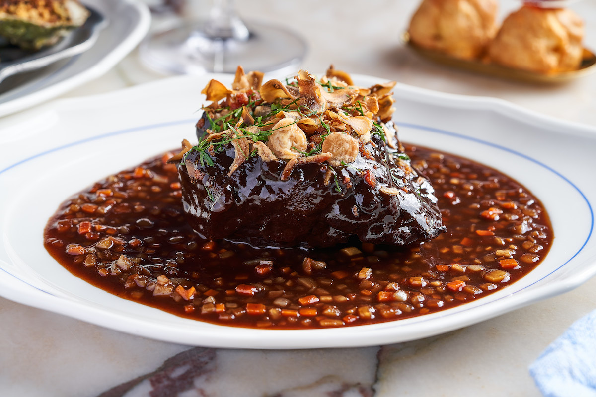 Wagyu beef cheek bourguignon at Chardon. | Photo by David Varley