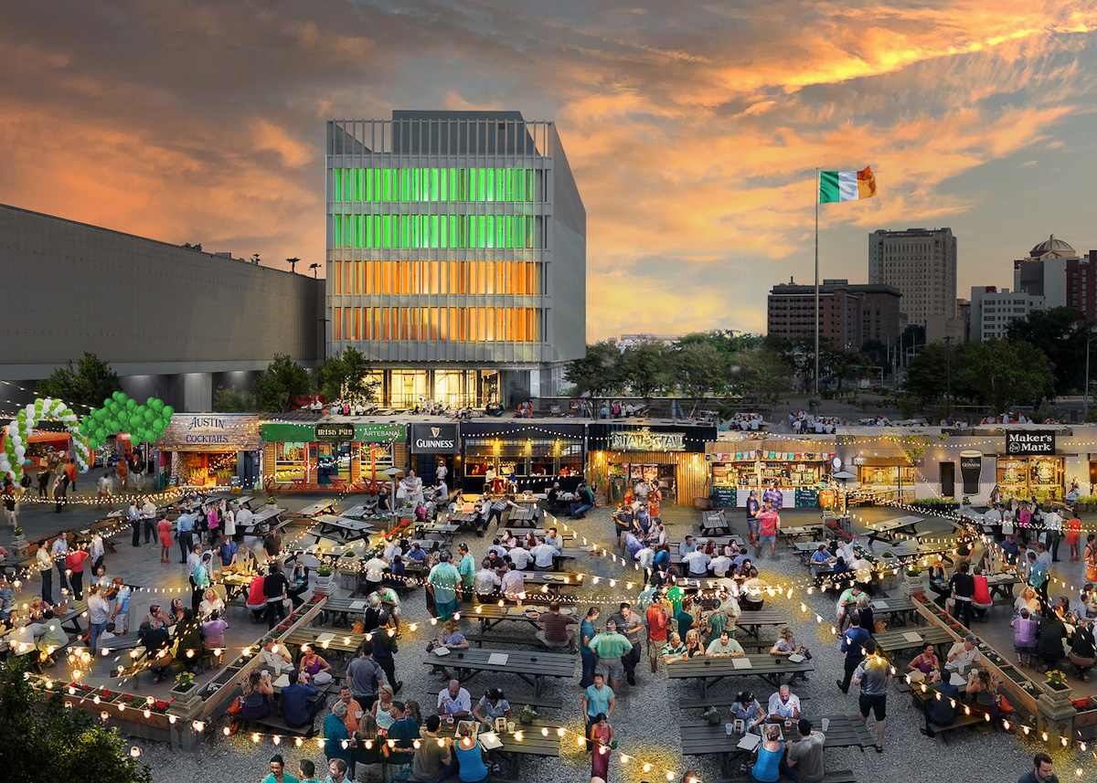 The family-friendly St. Patrick's Day festival at POST Houston. | Photo by POST Houston