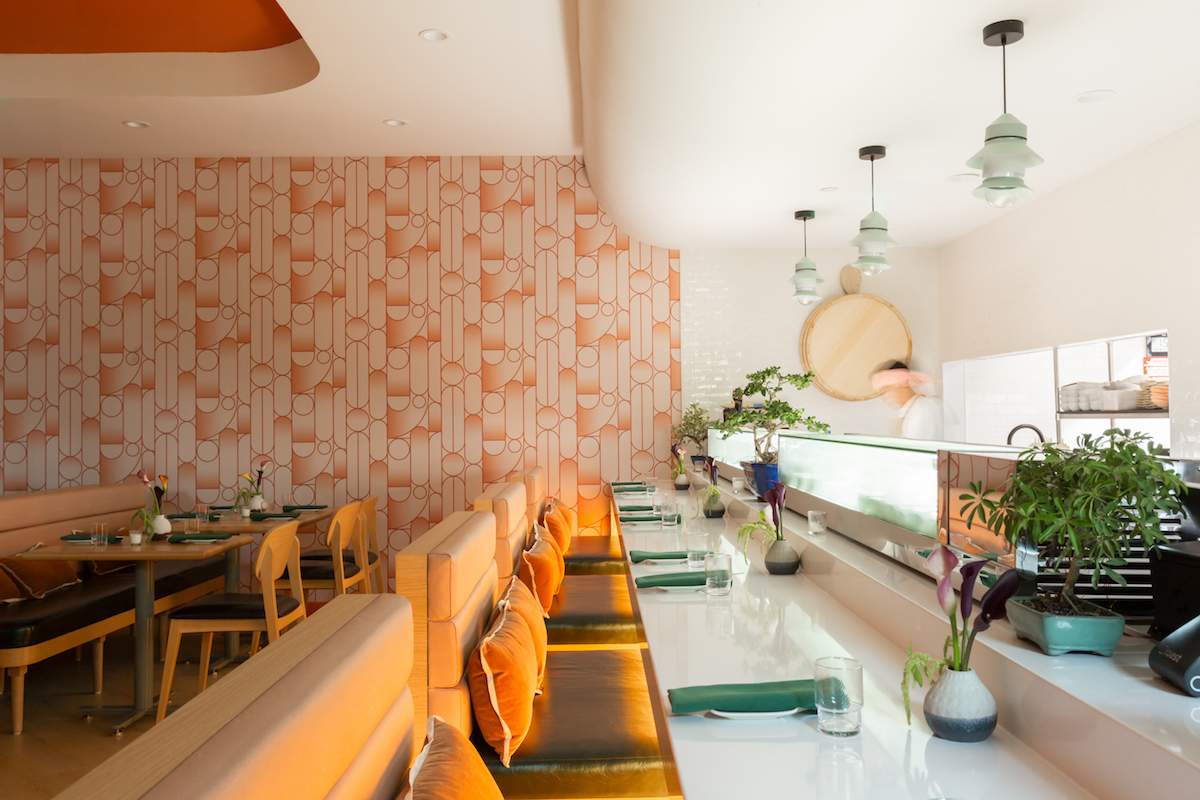 The sushi counter at Doko at Autry Park. | Photo by Studio Rivera