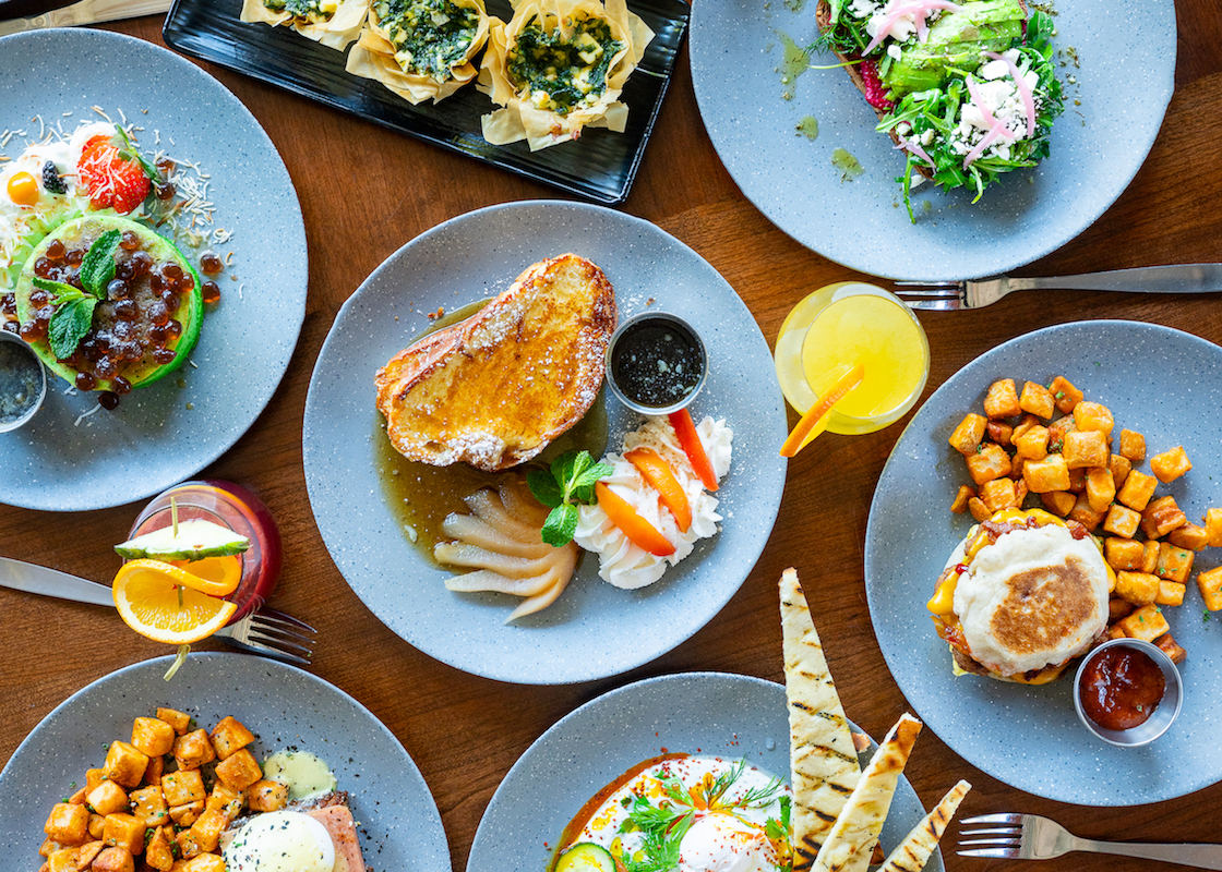 A brunch spread at Traveler's Cart. | Photo by Shane Dante