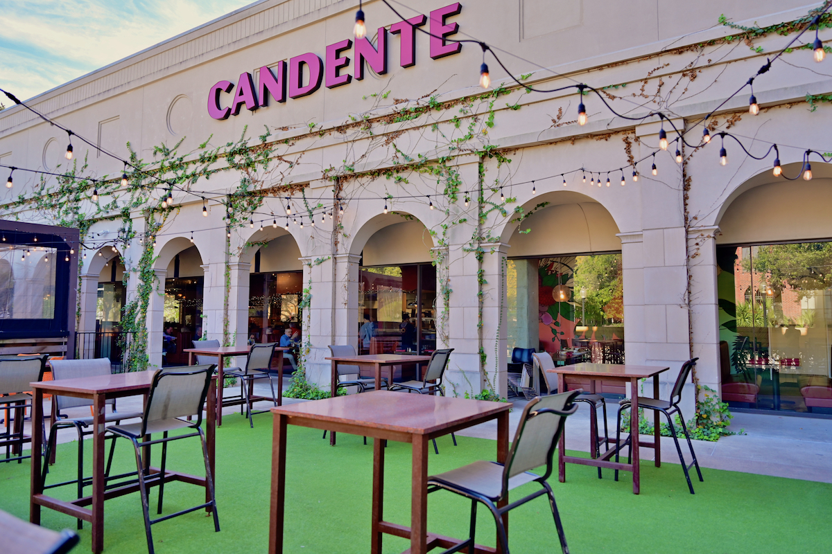 The open-air patio at Candente in Montrose. | Photo by Alex Montoya