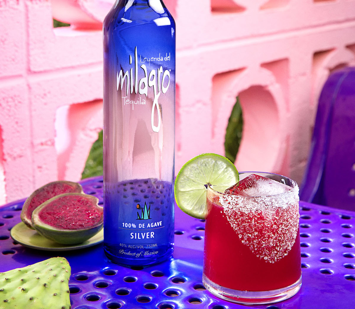 The Prickled Pink cocktail fueled with Milagro Tequila. | Photo by Milagro Tequila