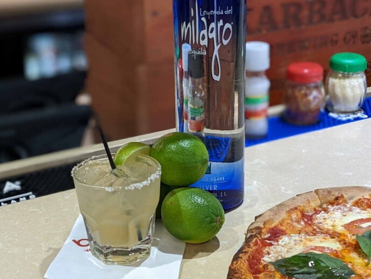 Milagro margarita at Bollo Woodfired Pizza. | Photo by Bollo Woodfired Pizza