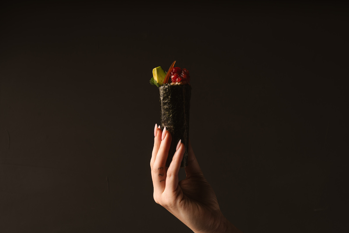 The maguro hand roll at Kira. | Photo by Kira