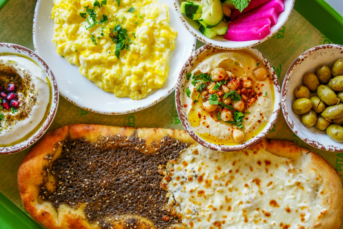 The new brunch spread at Craft Pita. | Photo by Michael Ma
