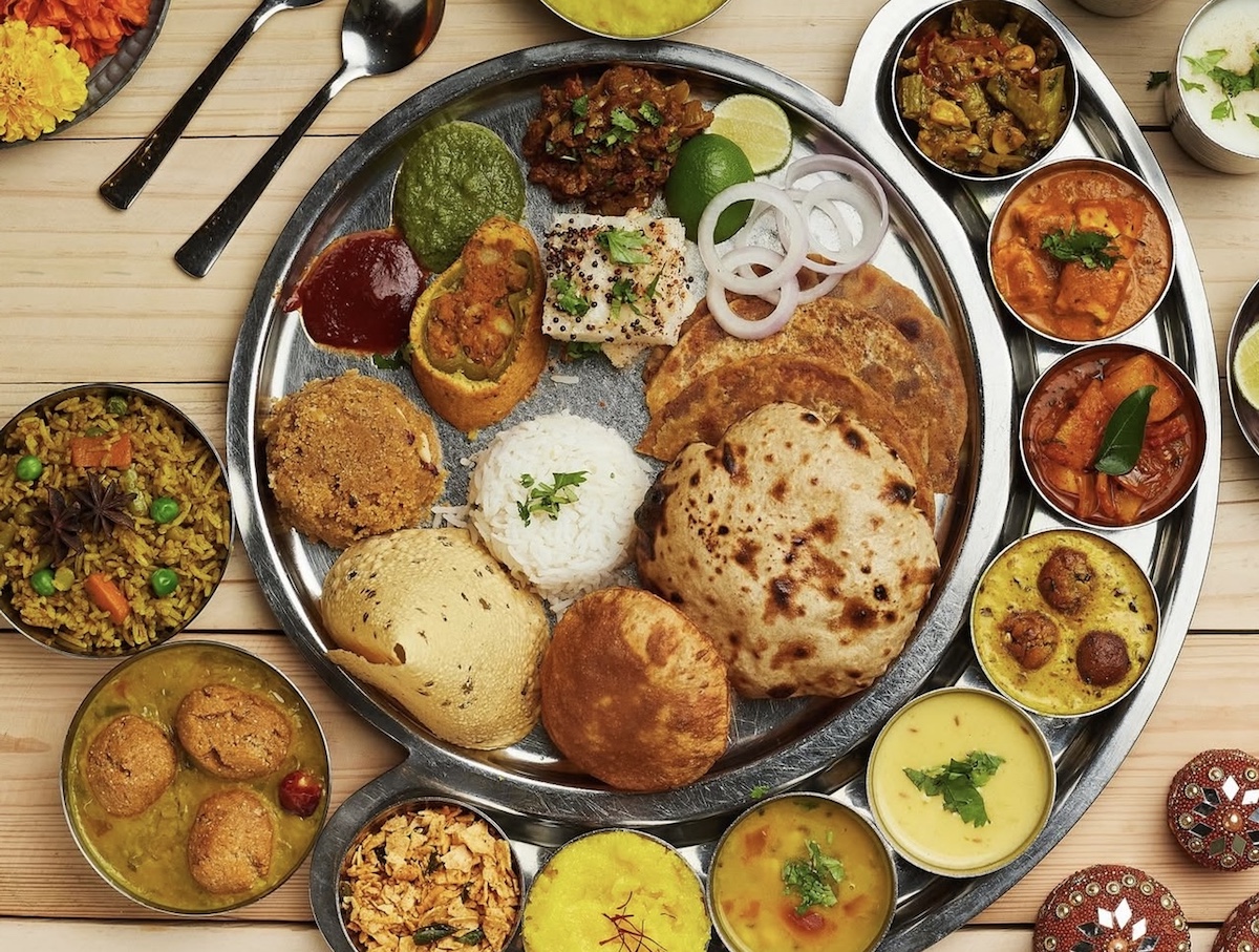A well stocked thali at Maharaja Bhog. | Photo by Maharaja Bhog