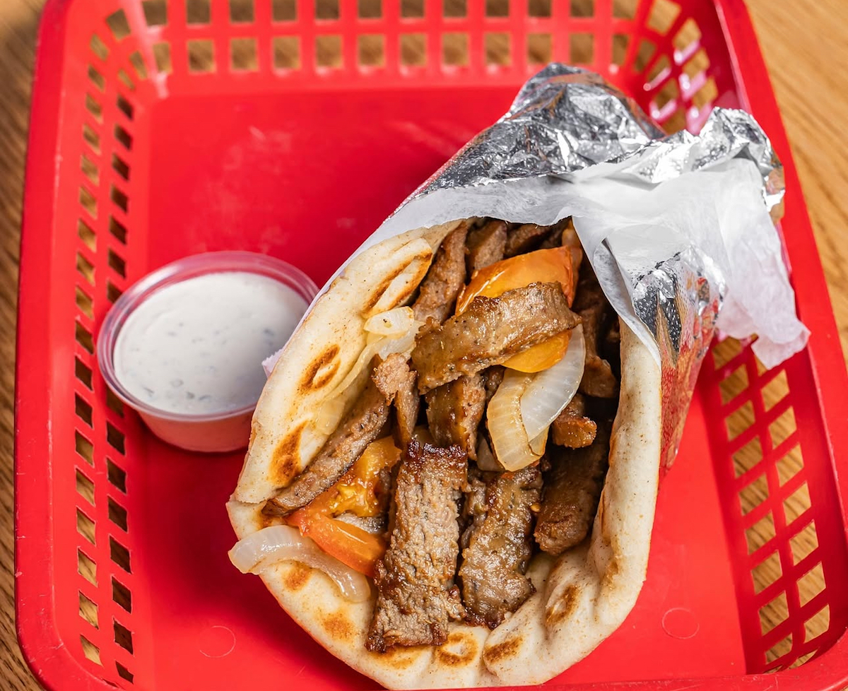 IMG_3938 - DiningOut Houston Beef gyro sandwich at AL Quick Stop. | Photo by AL Quick Stop