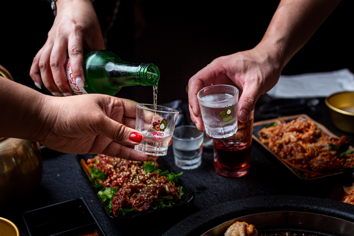 Soju shots at Hongdae 33. | Photo by Jenn Duncan