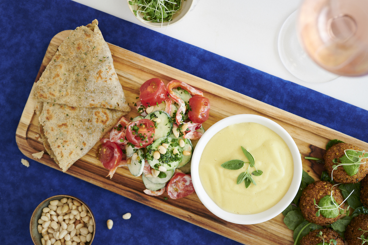 Kriti Kitchen - DiningOut Houston Vegetarian mezze board at Kriti Kitchen. | Photo by Kriti Kitchen