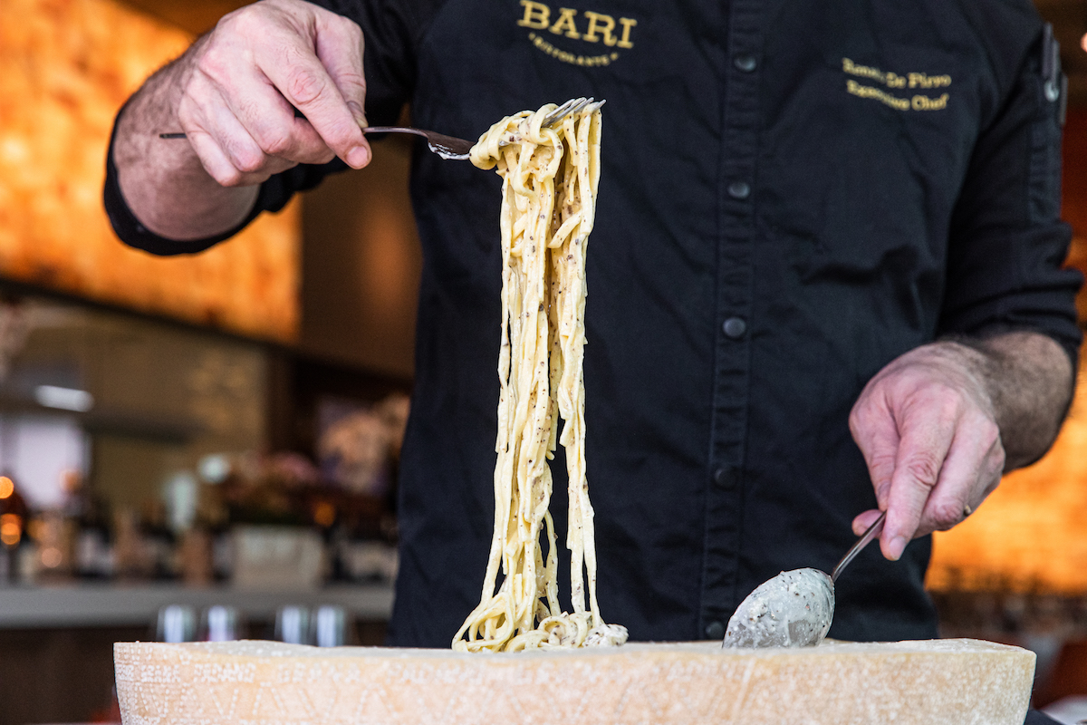 Truffle pasta at Bari. | Photo by Becca Wright