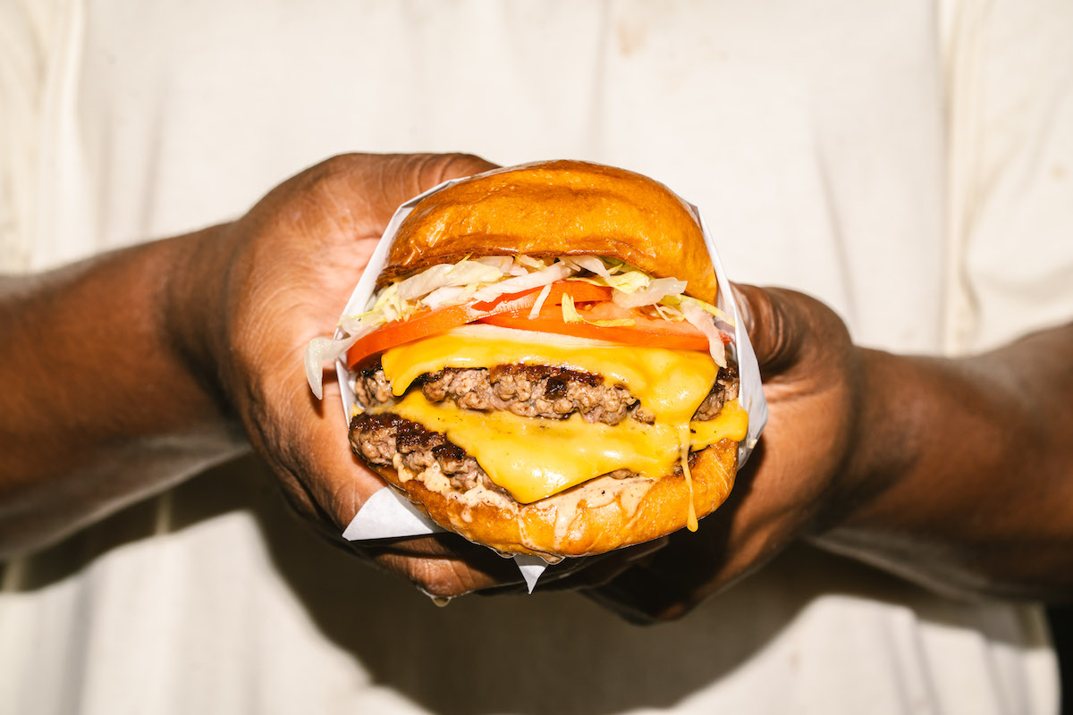 The OG signature smashburger at Boo's Burgers. | Photo by Michael Anthony