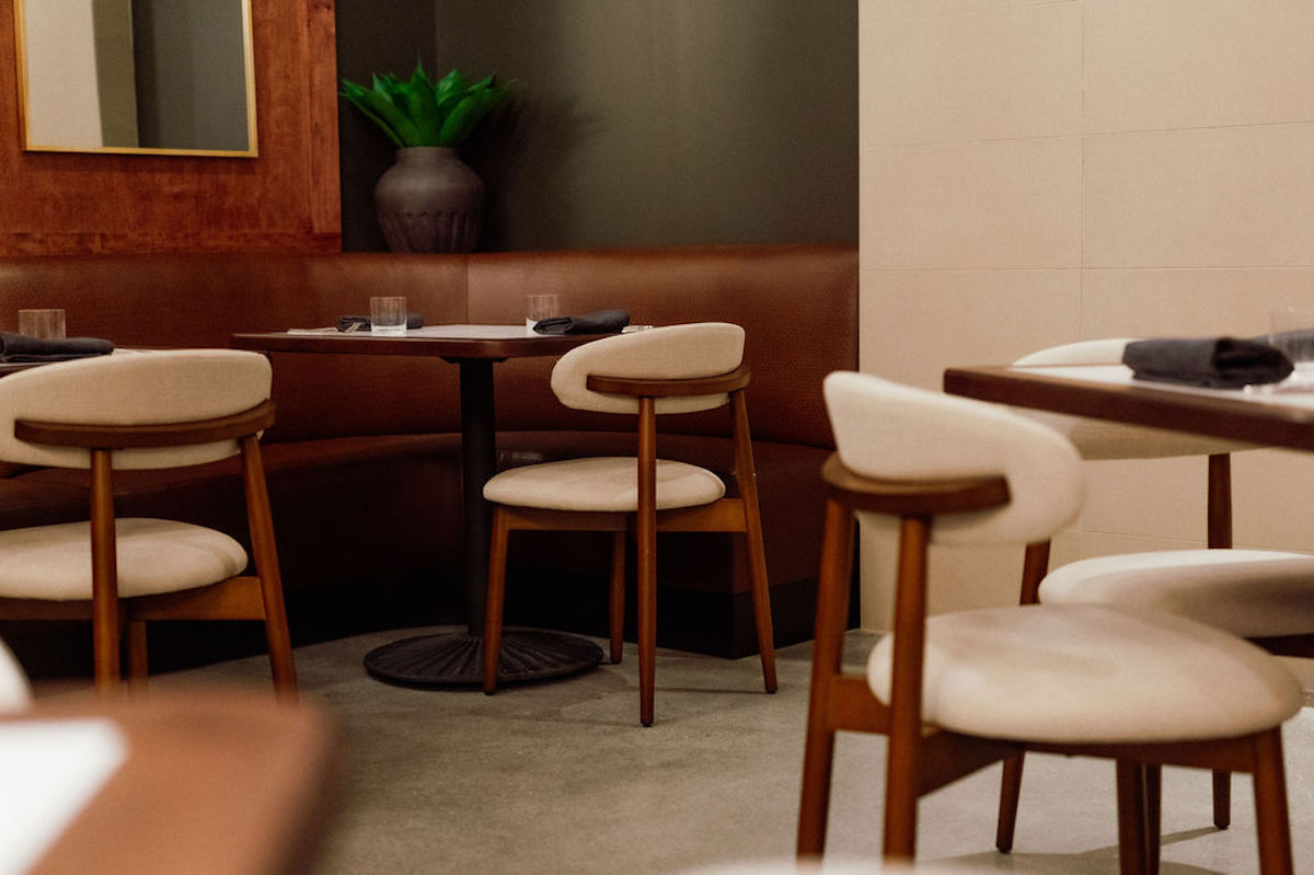 Dining Room_Brian Kennedy - DiningOut Houston Soft, muted hues in the dining room at Mayahuel. | Photo by Brian Kennedy