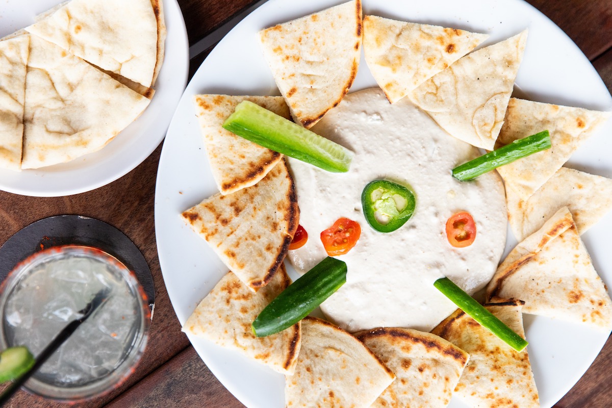 Hungrys_Hummus_ByBeccaWright - DiningOut Houston The hummus plate at Hungry's. | Photo by Becca Wright