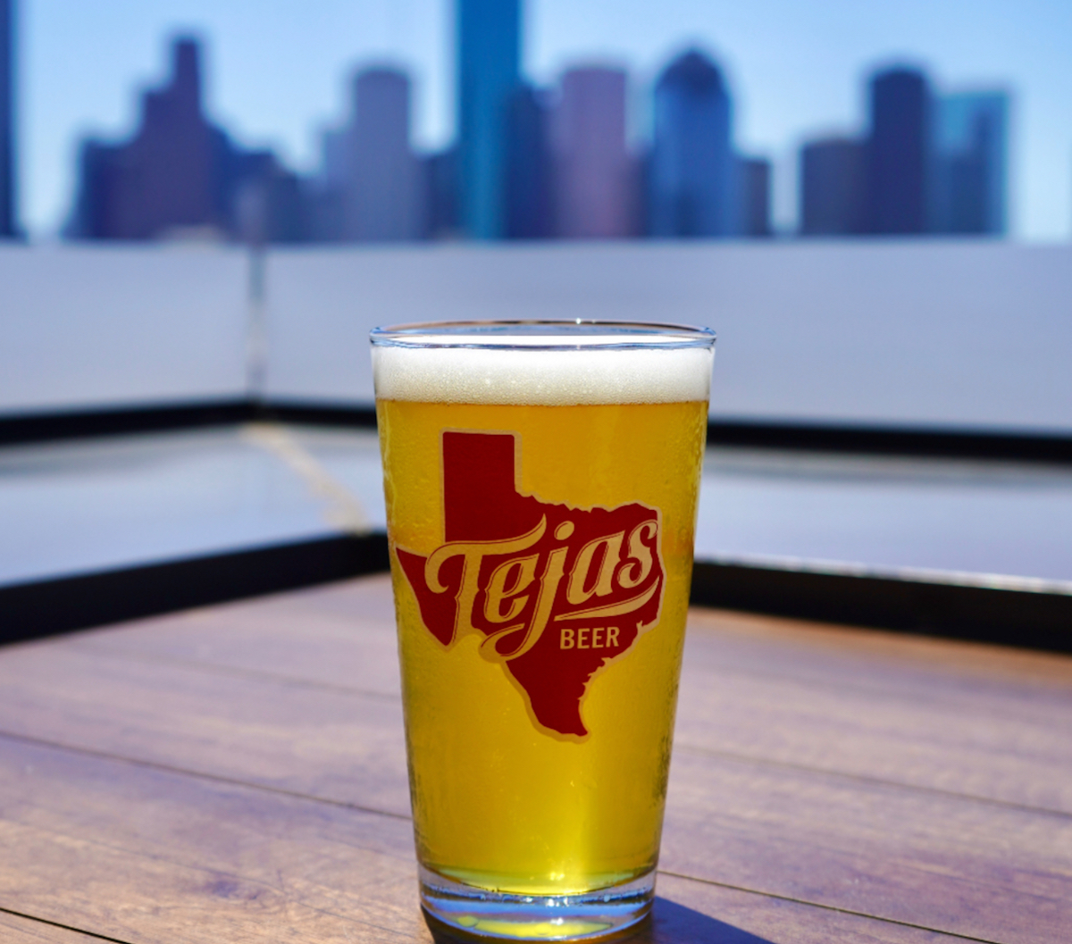 IMG_5779 - DiningOut Houston Clear Downtown views from the patio at Tejas Brewery. | Photo by Tejas Brewery