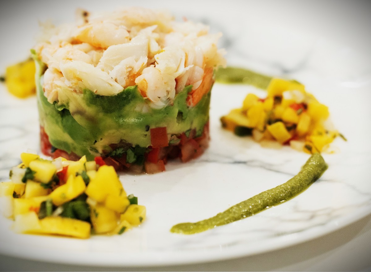 Ouisies Shrimp and Crab Tower - DiningOut Houston Shrimp and crab tower at Ouisie's Table. | Photo by Ouisie's Table
