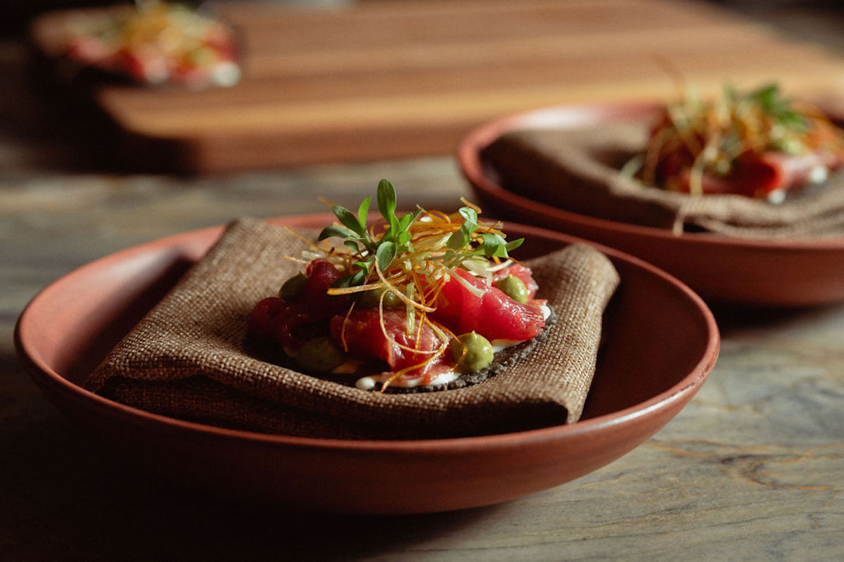 Tostada of Bluefin Tuna_Brian Kennedy - DiningOut Houston Bluefin tuna tostada at Mayahuel. | Photo by Brian Kennedy