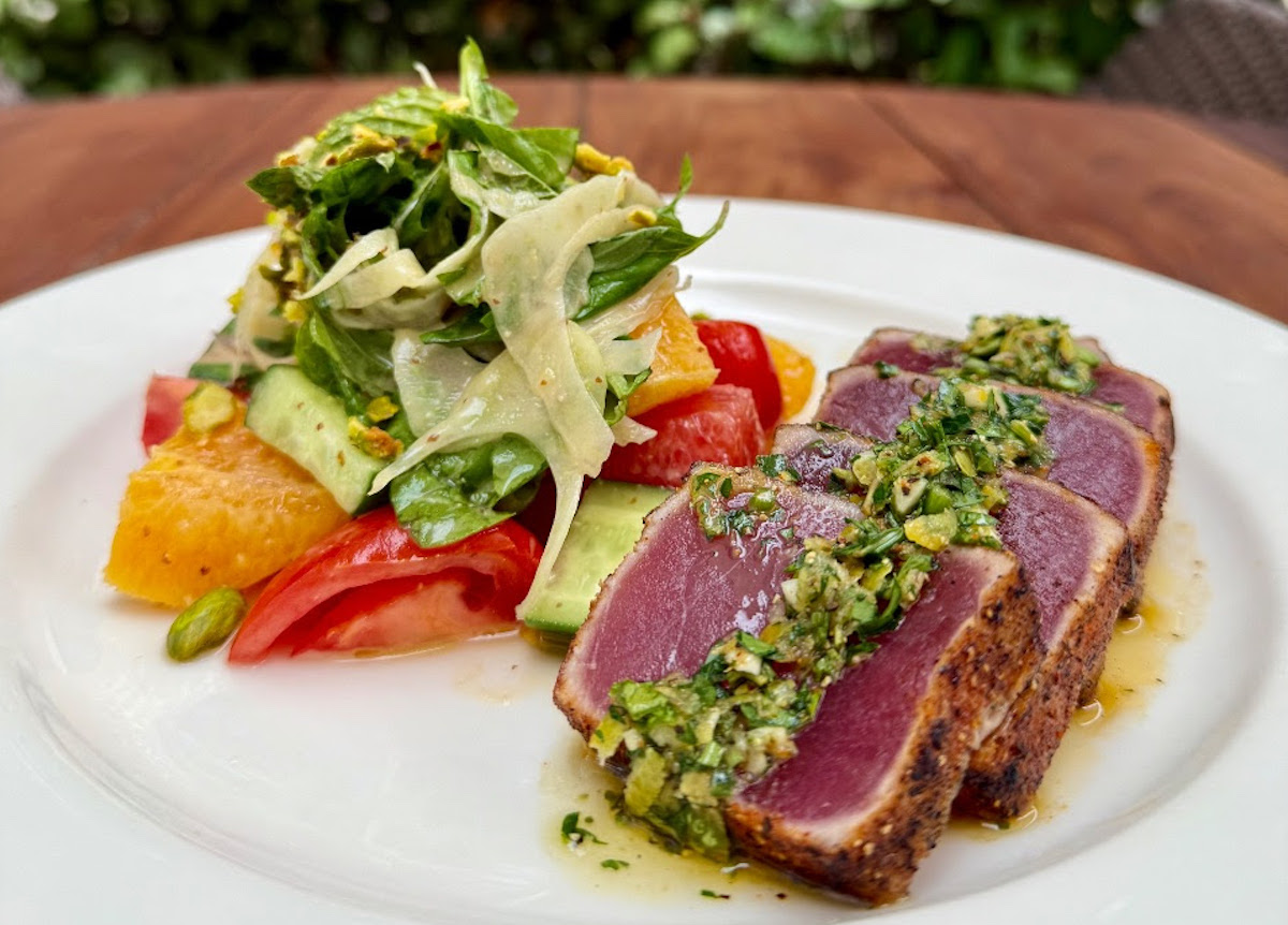 unnamed - DiningOut Houston The seared ahi tuna off-menu summer special at Il Bracco. | Photo by Il Bracco