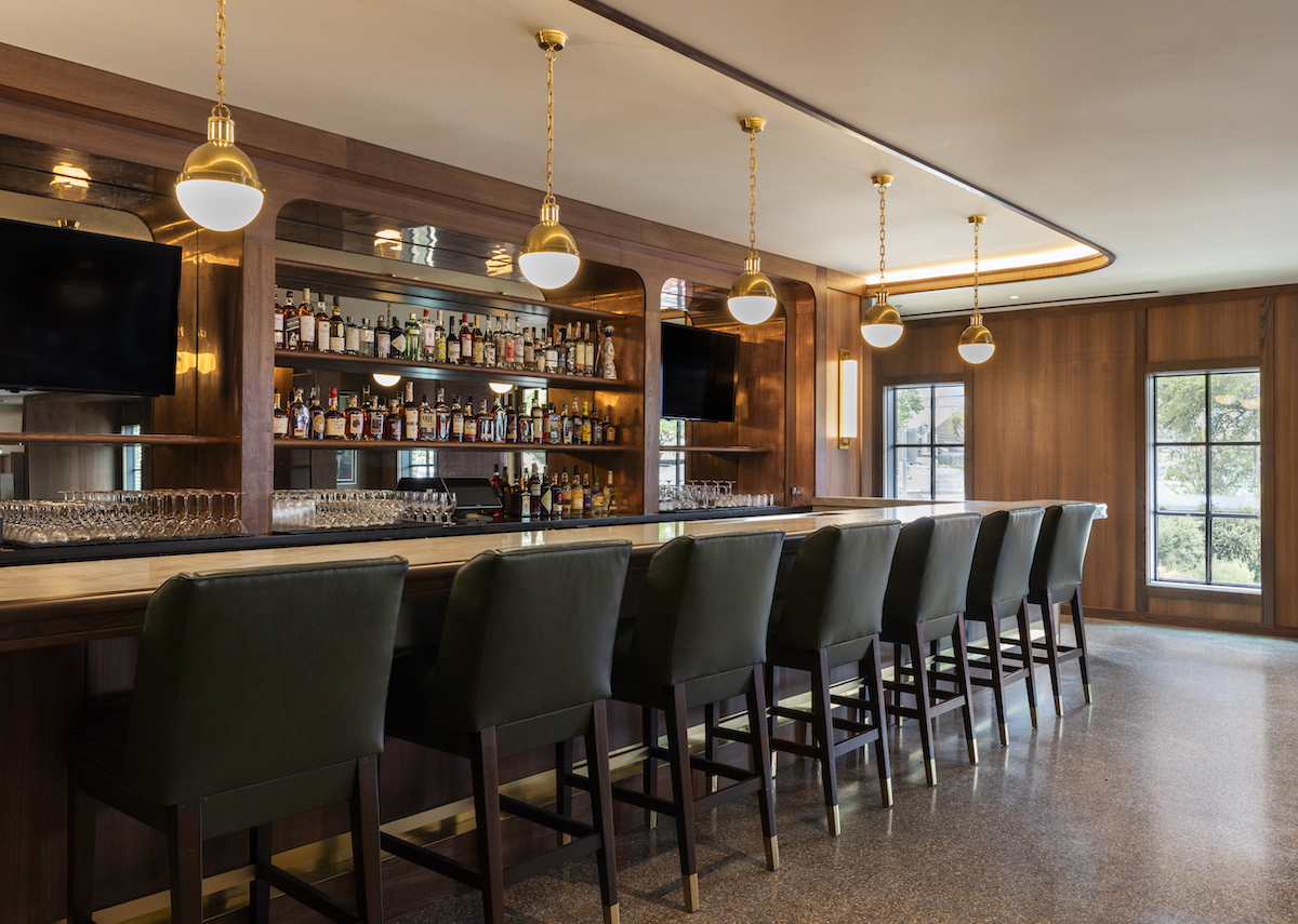 3455_240321_Bludorn - DiningOut Houston Bar seating at Bar Bludorn in Memorial. | Photo by Julie Soefer