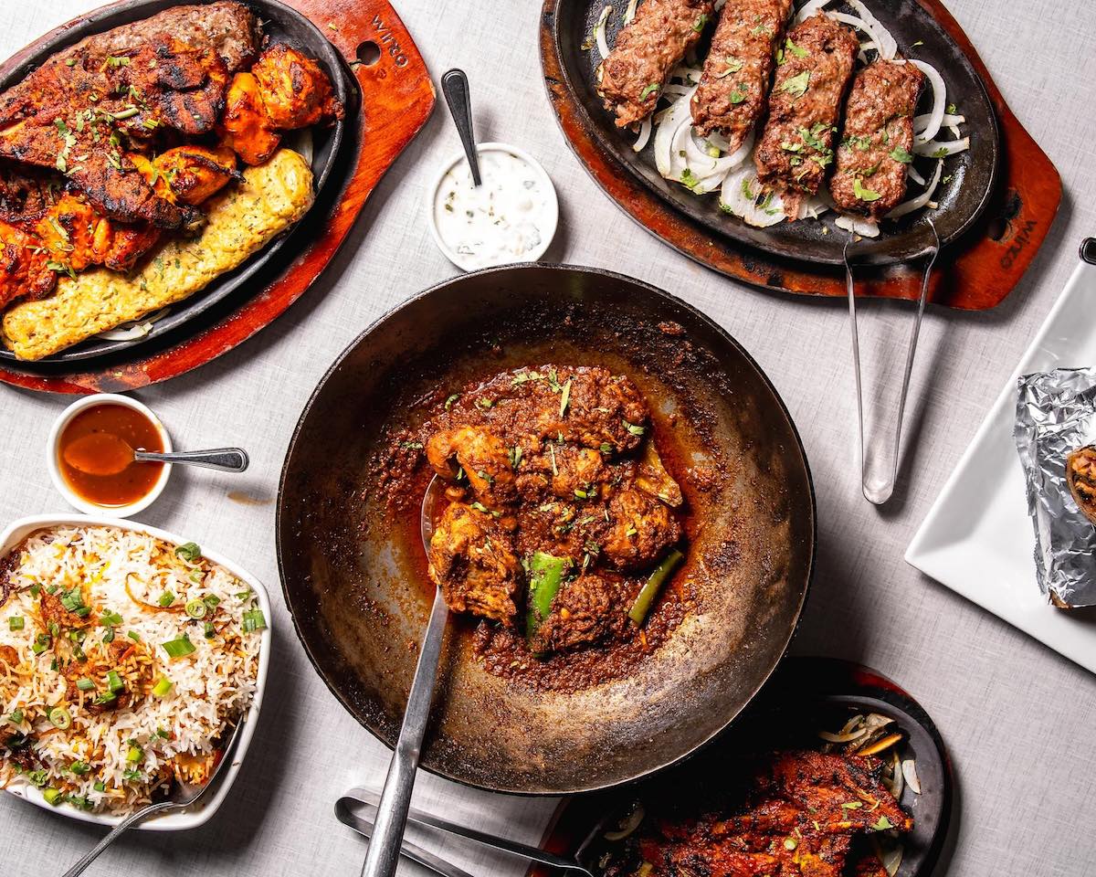 A spread at Aga's, which is 100% halal. | Photo by Aga's