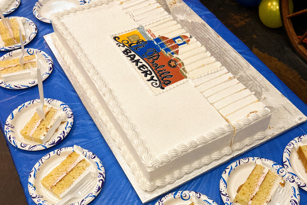 Slices of El Bolillo's famed tres leces cake. | Photo by Andrew Hemingway