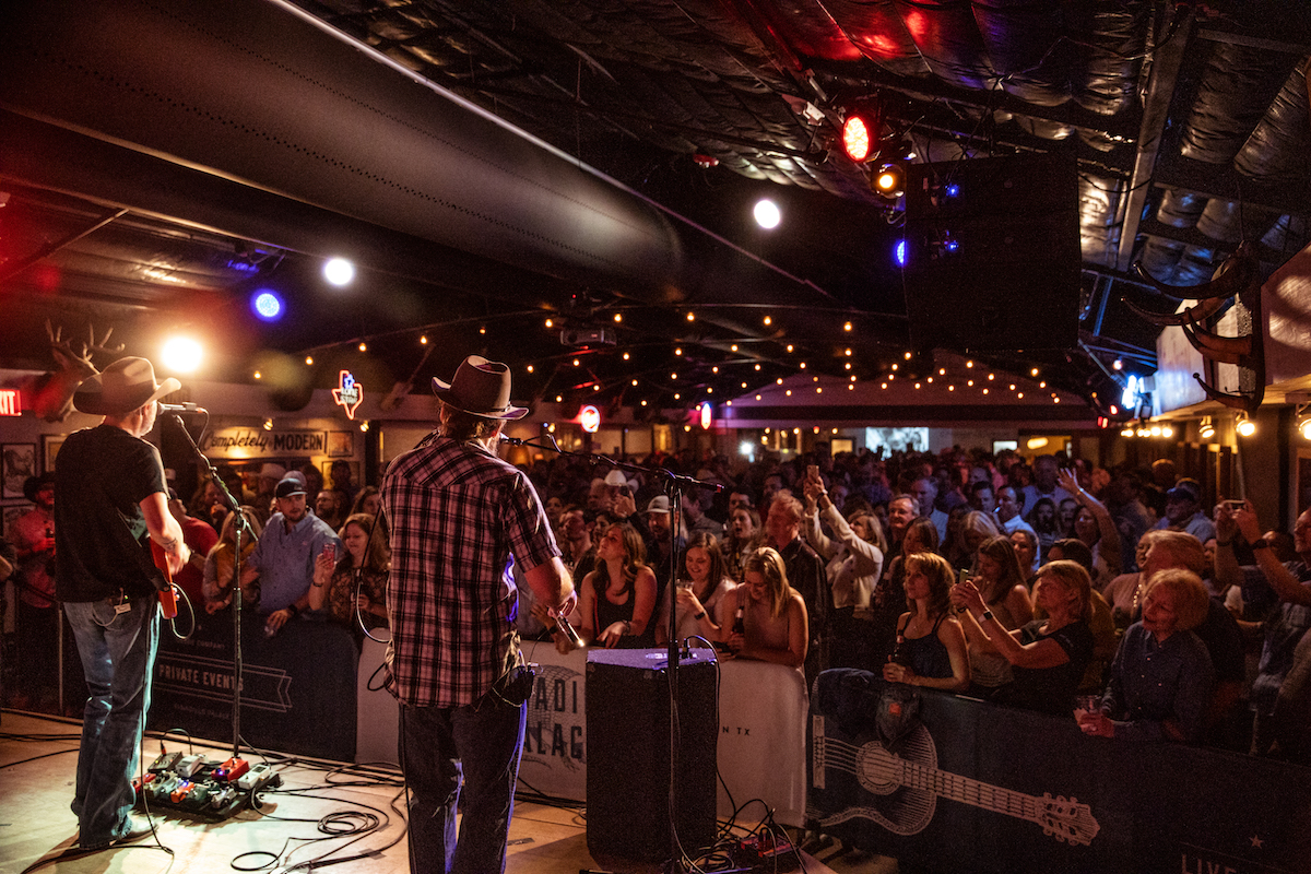 Views from the stage at a concert at Goode Co. Armadillo Palace. | Photo by Goode Co.