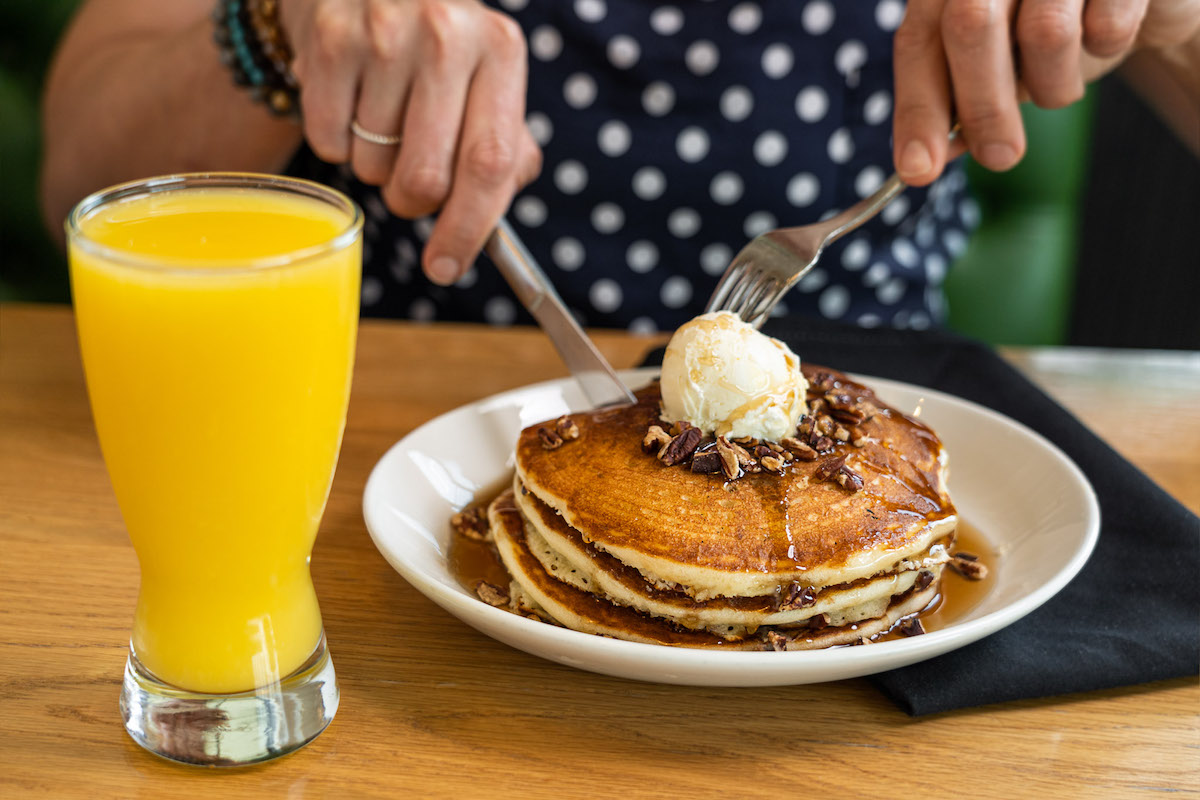 A pancake stack at Katz. | Photo by Katz