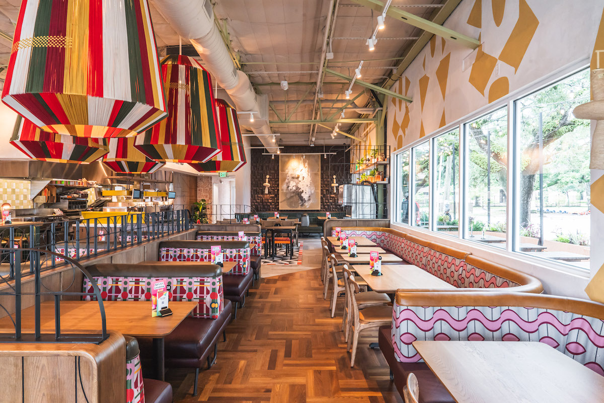 The light-filled interios of Nando's new Montrose location. | Photo by Michael Anthony