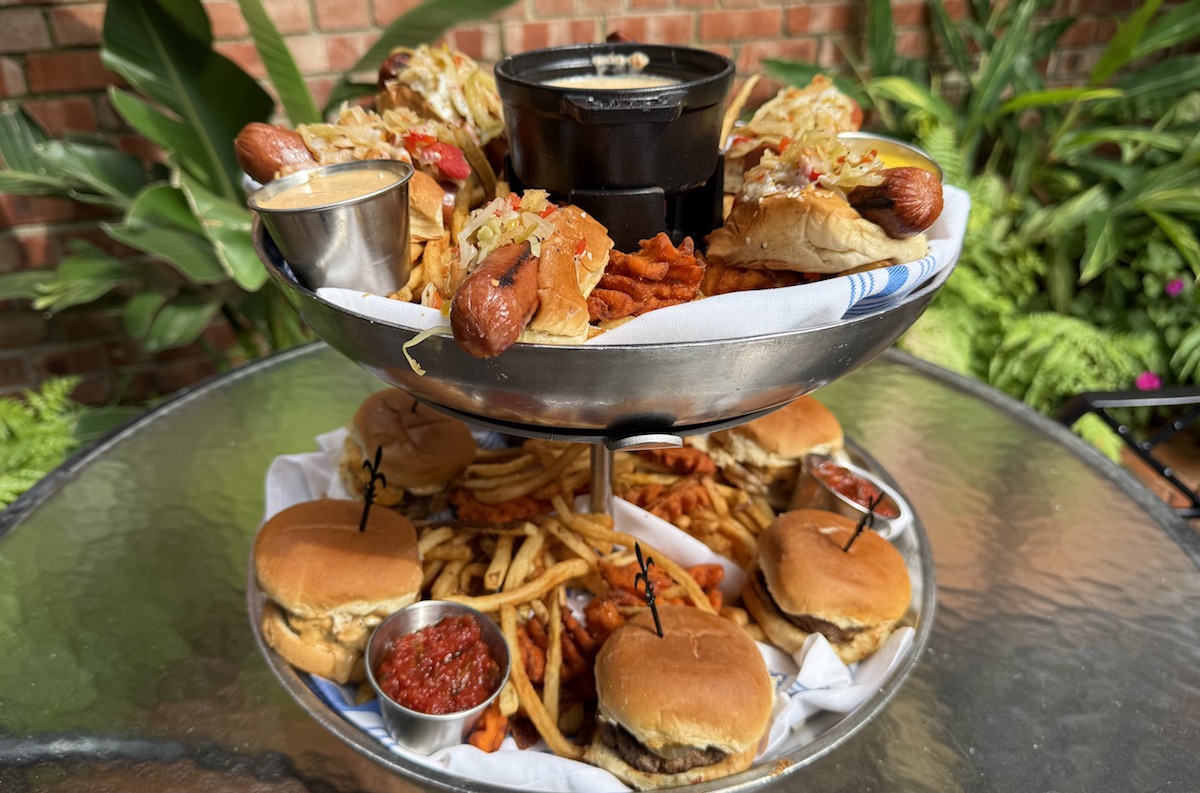 The mini Full Tilt hot dogs and smashburger sliders at Brennan's. | Photo by Isabel Protomartir