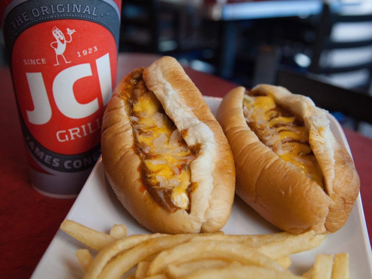 The classic Coneys at James Coney Island. | Photo by James Coney Island