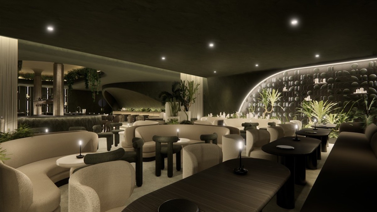 LOUNGE 1 - DiningOut Houston A rendering of the lounge seating at 1111. | Photo by 1111