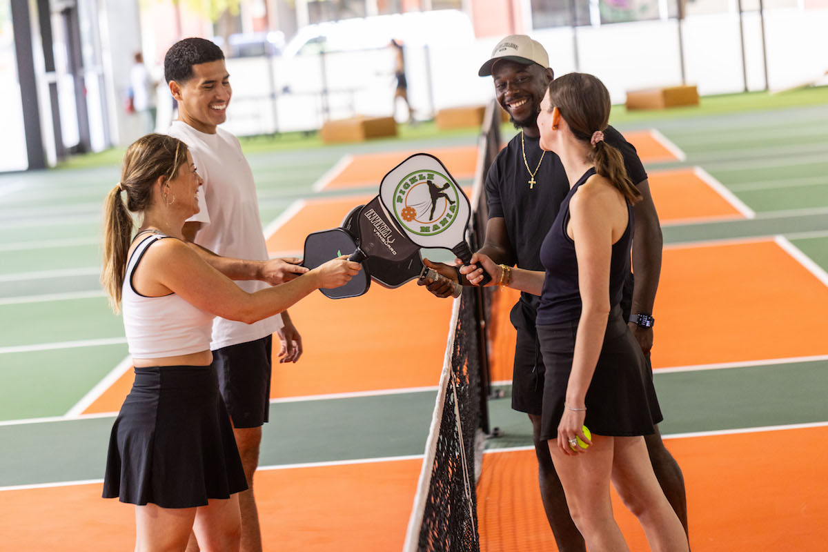Pickle_aug2025_PR_11 - DiningOut Houston A pickleball matchup at Pickle Mania. | Photo by Andrew Hemingway