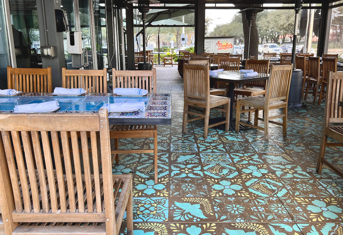 The dog-friendly patio at the Original Ninfa's Uptown. | Photo by the Original Ninfa's